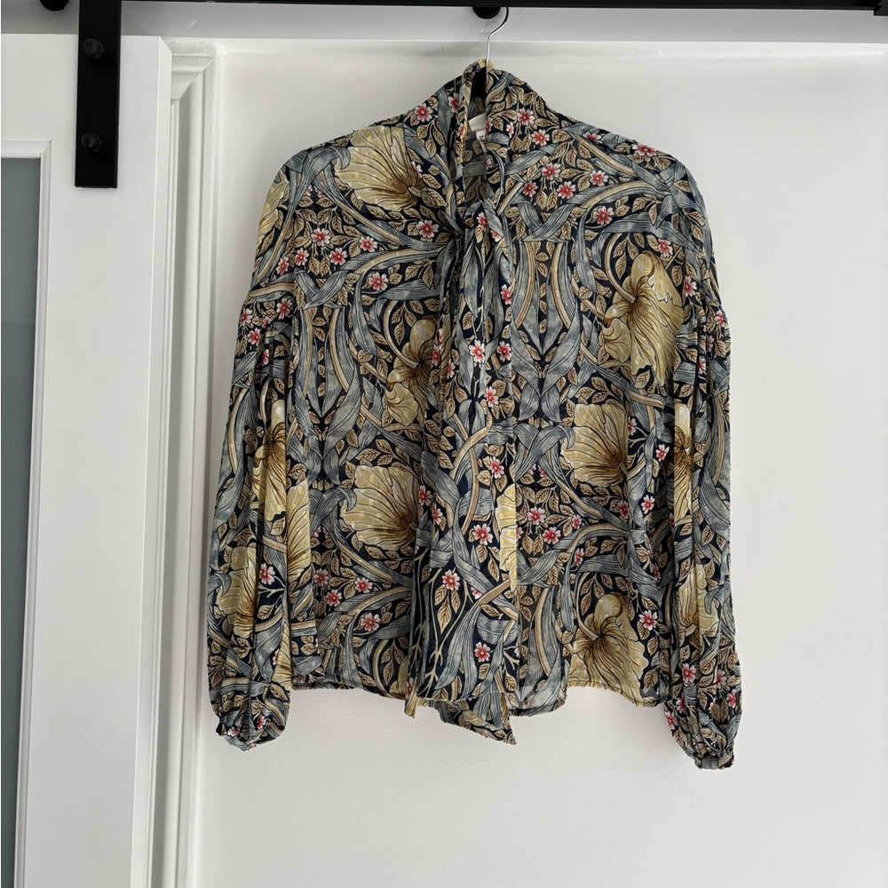 H&M Multicolor Floral Blouse